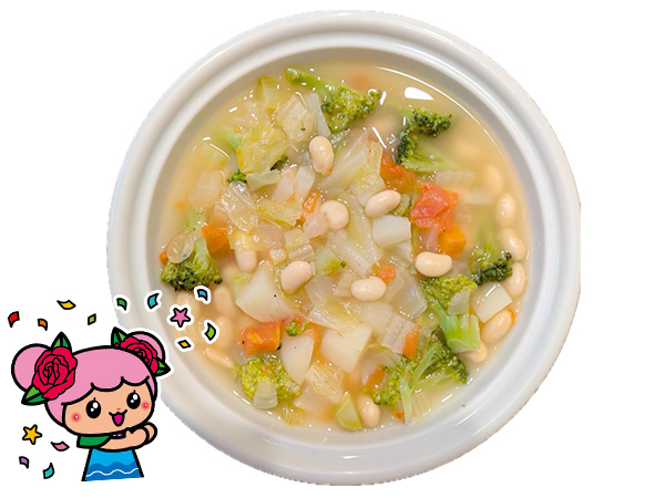 ブロッコリーのミネストローネ