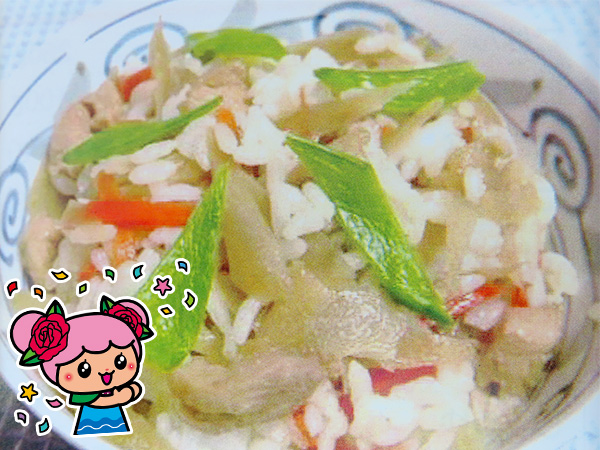 鶏ごぼうごはん