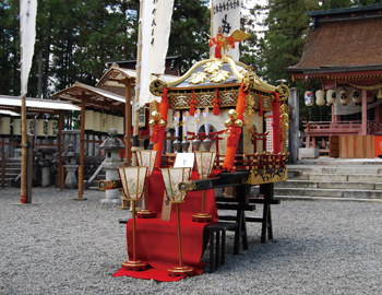 客人宮神輿（県重文）　神戸日𠮷神社蔵