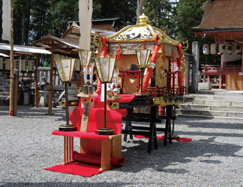 三宮神輿（県重文）　神戸日𠮷神社蔵