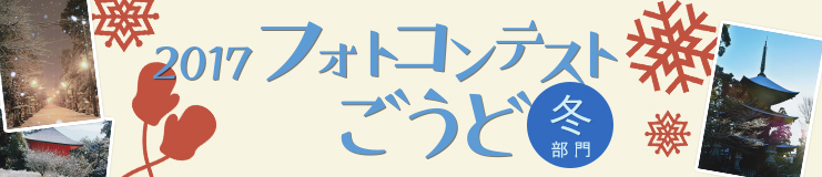 2017フォトコンテストごうど冬部門