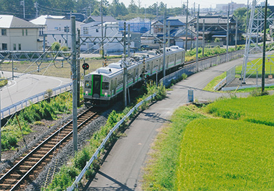 養老鉄道「緑歌舞伎列車（東急7700系）」／宮川　義博