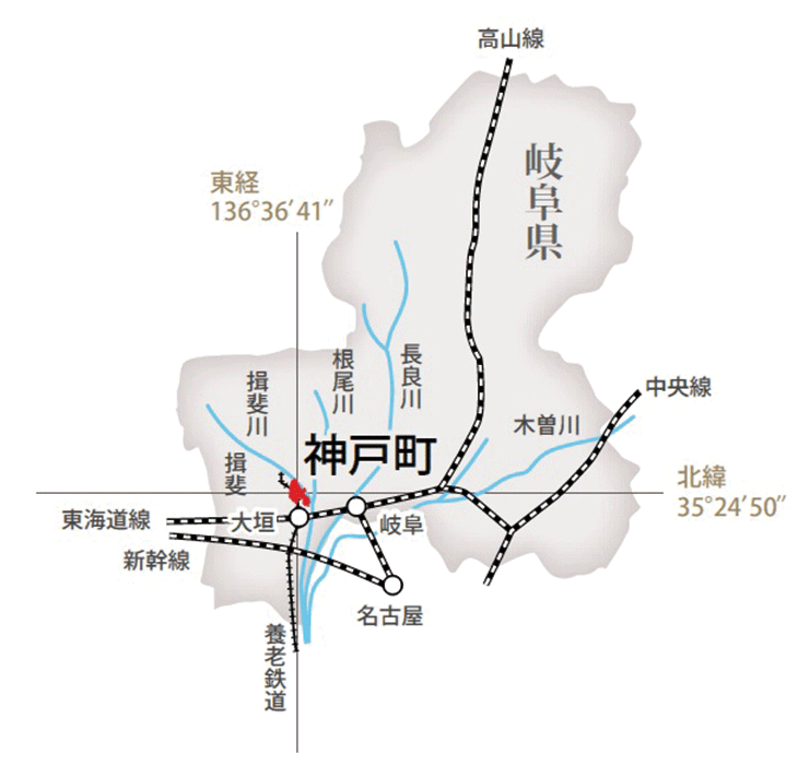 神戸町広域地図　画像イメージ