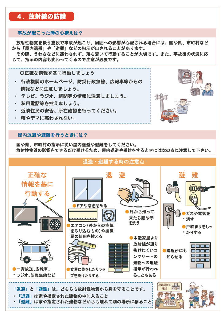 原子力災害について